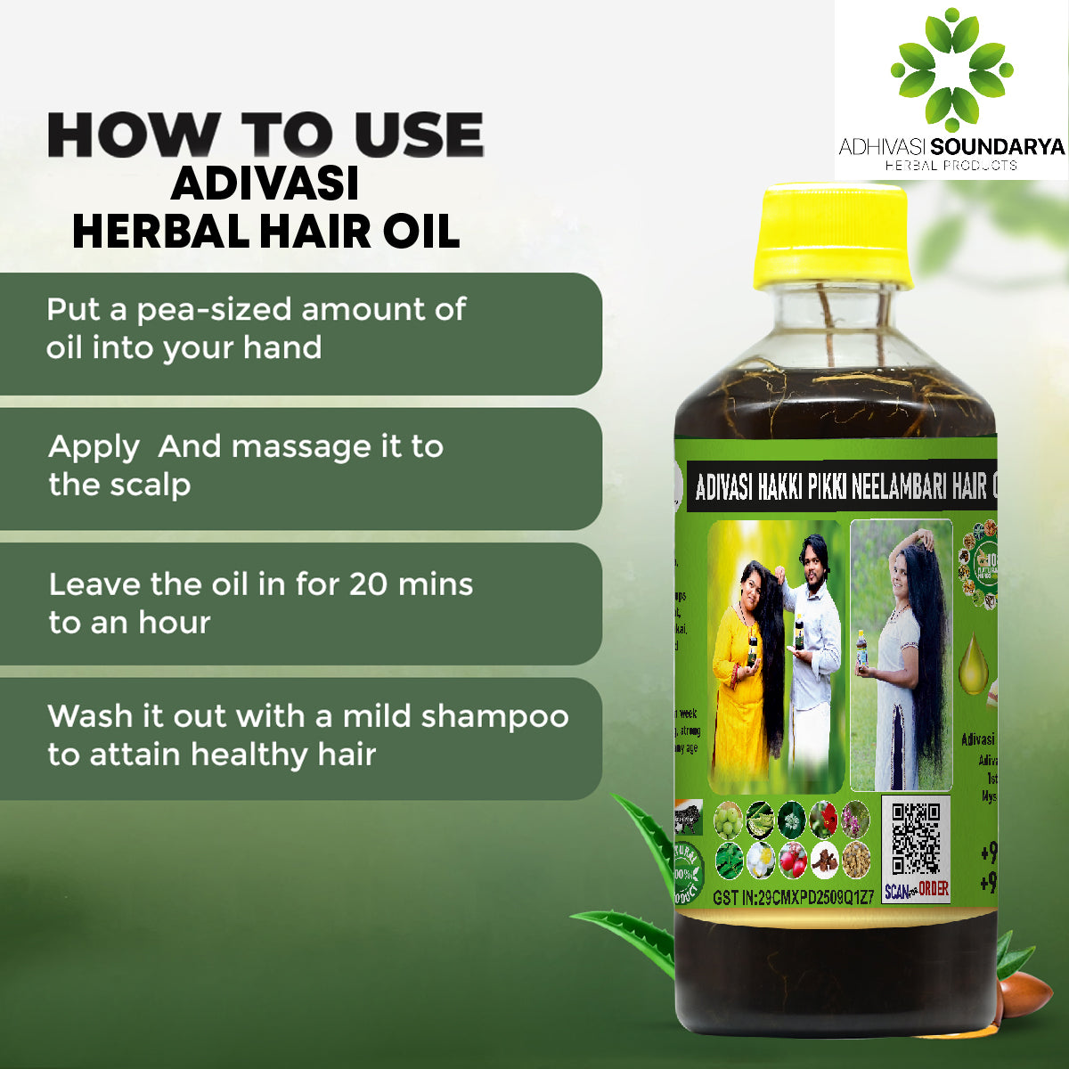 Adivasi Hakki Pikki neelamabari Hair Oil