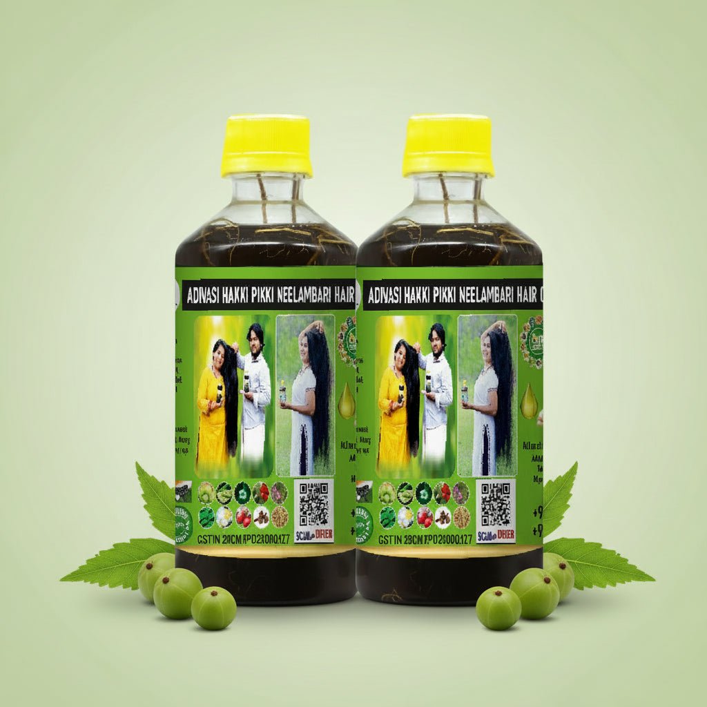 Adivasi Herbal Hair Oil – Original Hakki Pikki Formula for Hair Fall & Scalp Care - Adivasi sowndarya herbal products