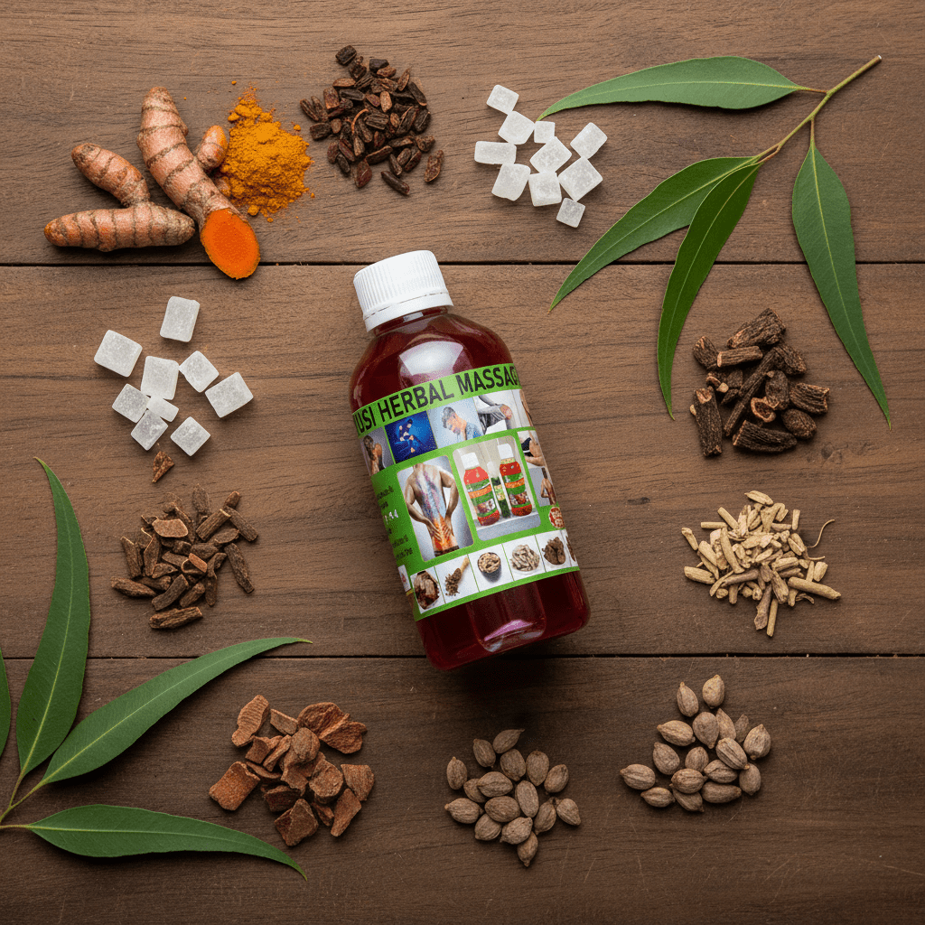Adivasi Body Pain Killer Massage Oil - Adivasi sowndarya herbal products